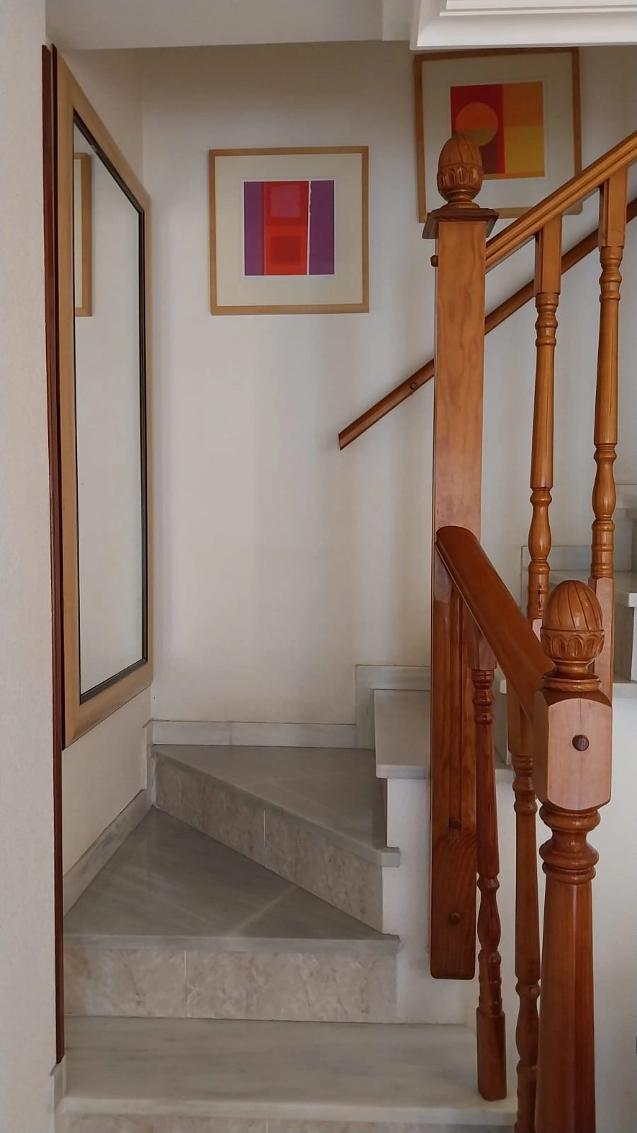 Stairs leading upstairs